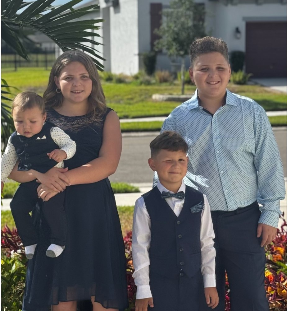Justin Bywaters' children, the future fifth generation