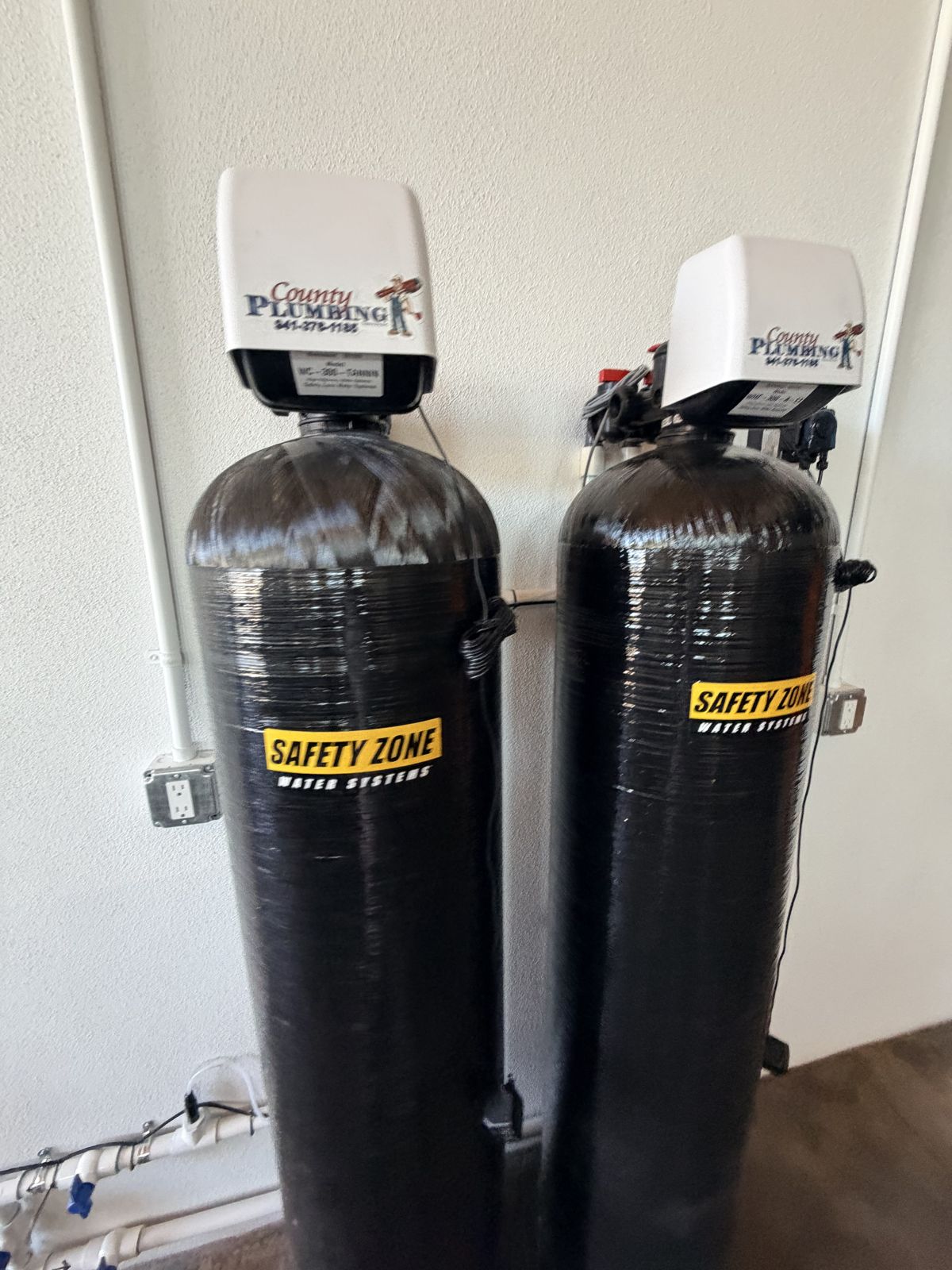 Water softener system install